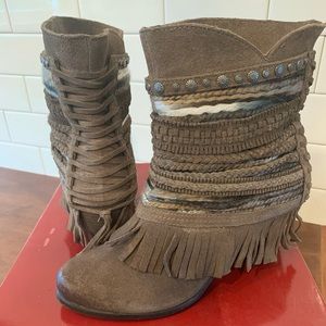 Naughty Monkey Poncho Leather Boot